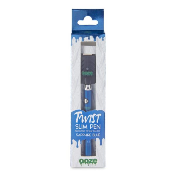 Ooze Slim Twist Pen Vape Battery – Blue