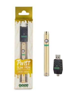 Ooze Slim Twist Pen Vape Battery – Gold: The Ultimate Vaping Luxury