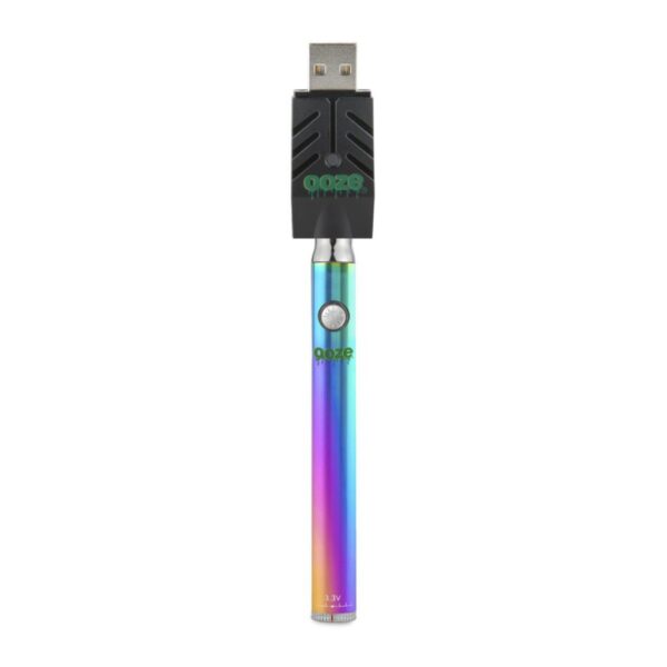 Ooze Slim Twist Pen Vape Battery – Rainbow: A Vivid Vaping Experience