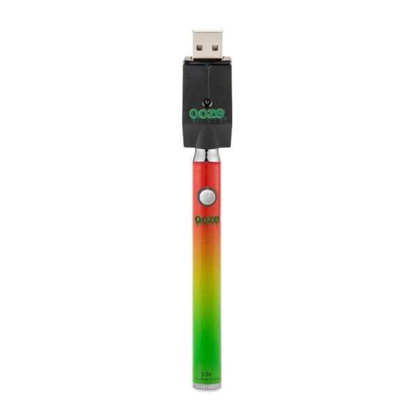 Ooze Slim Twist Pen Vape Battery – Rasta: A Bold Expression of Culture & Power