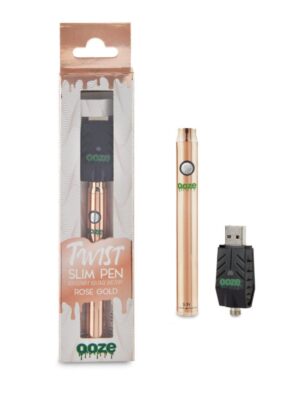 Ooze Slim Twist Pen Vape Battery – Rose Gold: Elegance Meets Performance