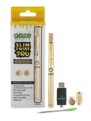 Ooze Slim Twist Pro Kit – Gold: A Premium Vaping Experience