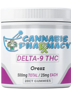 Elite Cannacy Delta-9 THC Gummies | 25mg – Oreoz – 20ct