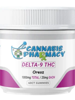 Elite Cannacy Delta-9 THC Gummies | 25mg – Oreoz – 40ct