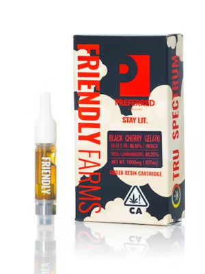 PG/FF Black Cherry Gelato 1g Cured Resin Cartridge: The Ultimate Cannabis Experience