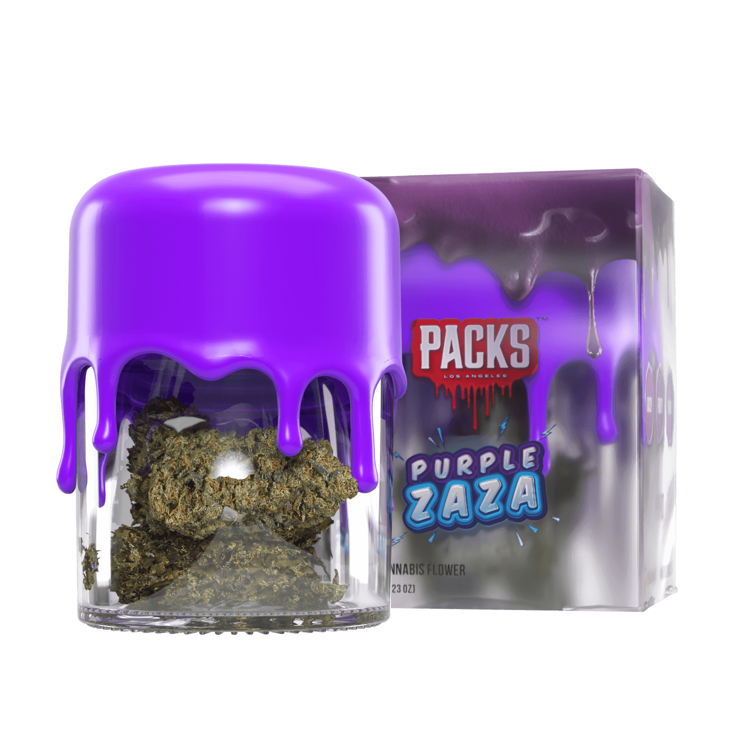 Packwoods Flower – Purple Zaza: A Premium Indica Experience