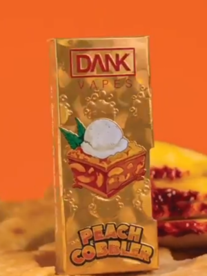 Dank Vapes Peach Cobbler: A Fruity and Uplifting Cannabis Experience