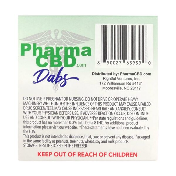 PharmaCBD Delta-8 Blueberry OG Dabs (1g Delta-8-THC): A Premium Dab Experience