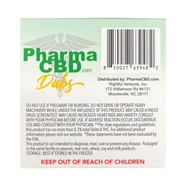 PharmaCBD Delta-8 Mango Kush Dabs (1g Delta-8-THC): A Tropical Journey to Clarity and Relaxation