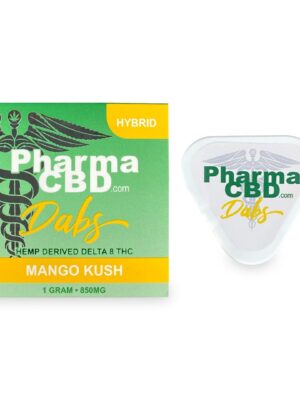 PharmaCBD Delta-8 Mango Kush Dabs (1g Delta-8-THC): A Tropical Journey to Clarity and Relaxation