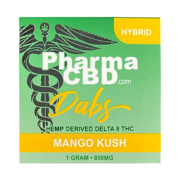 PharmaCBD Delta-8 Mango Kush Dabs (1g Delta-8-THC): A Tropical Journey to Clarity and Relaxation