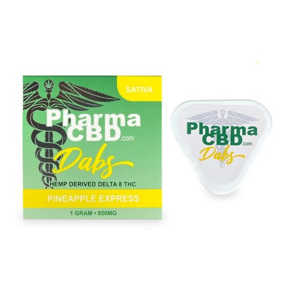 PharmaCBD Delta-8 Pineapple Express Dabs (1g Delta-8-THC): A Tropical Delta-8 Concentrate for a Smooth, Uplifting Experience