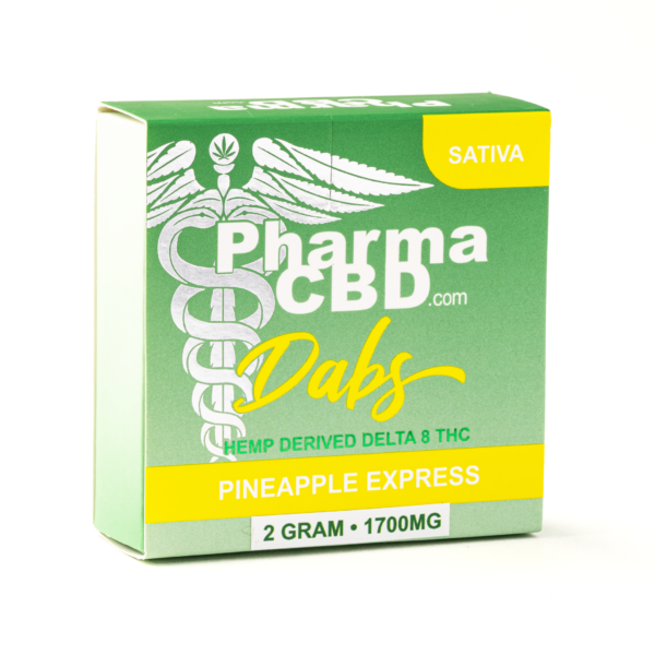PharmaCBD Delta-8 Pineapple Express Dabs (2g Delta-8-THC): A Premium Tropical Concentrate Experience