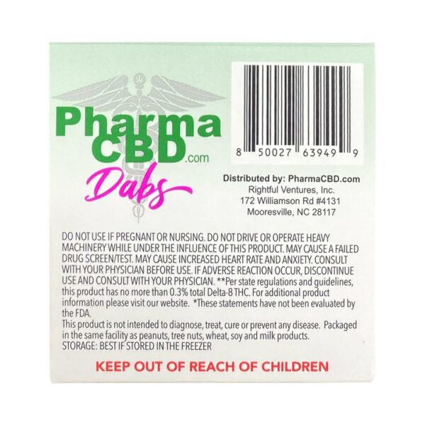 PharmaCBD Delta-8 Runtz Dabs (1 Gram Delta-8-THC)