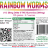 PharmaCBD Delta-8 Rainbow Gummy Worms (300 mg Total Delta-8-THC): A Delicious Journey into Delta-8 Wellness