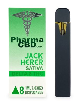 PharmaCBD Jack Herer Delta-8-THC Disposable Vape Pen