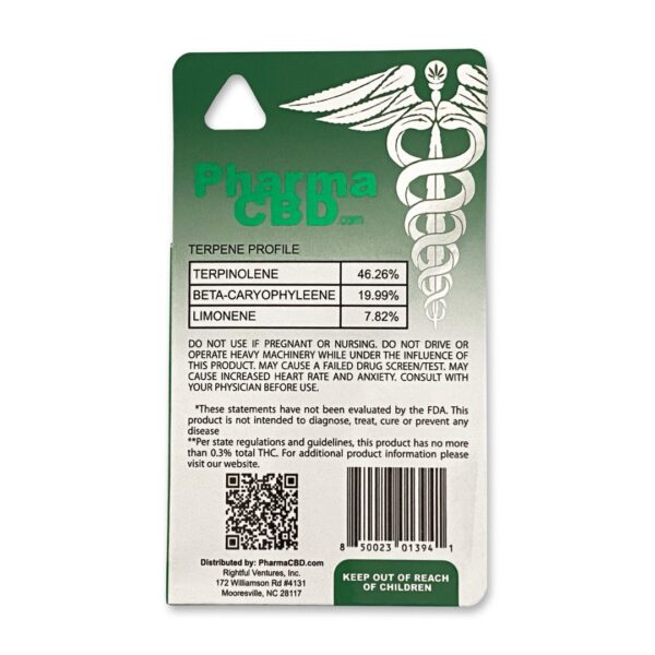 PharmaCBD Jack Herer Delta-8-THC Vape Cartridge