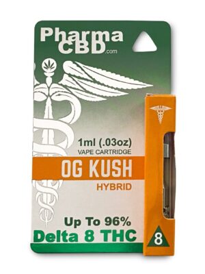 PharmaCBD OG Kush Delta-8-THC Vape Cartridge