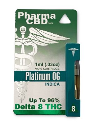 PharmaCBD Platinum OG Delta-8-THC Vape Cartridge