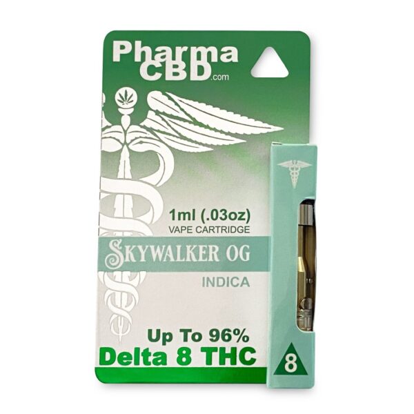 PharmaCBD Skywalker OG Delta-8-THC Vape Cartridge – A Premium Indica Experience