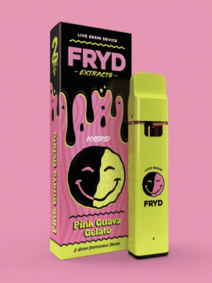 FRYD Pink Guava Gelato Live Resin Disposable – 2 Grams Carts
