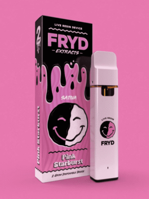 FRYD Pink Starburst Live Resin Carts – 2 Grams Disposables