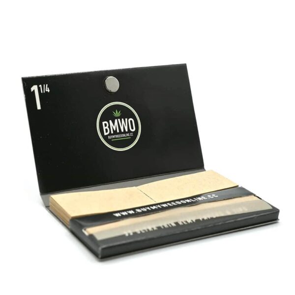 5 packs BMWO 1 1/4 Rolling Paper with Tips – The Premium Rolling Experience