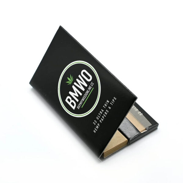 5 packs BMWO 1 1/4 Rolling Paper with Tips – The Premium Rolling Experience