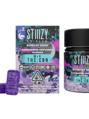 STIIIZY Edibles – THC:CBN 2:1 Midnight Berry | 150mg