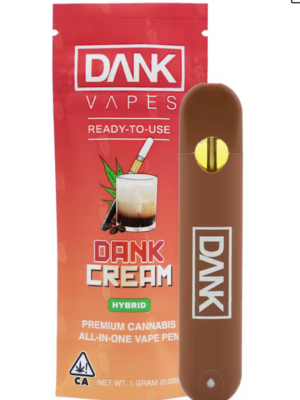 Dank Cream – 1g All-in-One Disposable Dank Vape Pen: The Ultimate Vape Experience