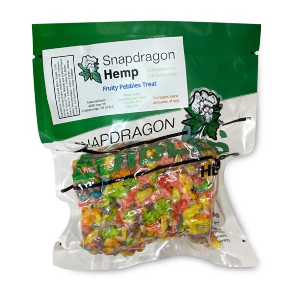 Snapdragon Delta-8-THC Fruity Pebbles Cereal Treat (40 mg Delta-8-THC): A Flavorful and Relaxing Cannabis Experience