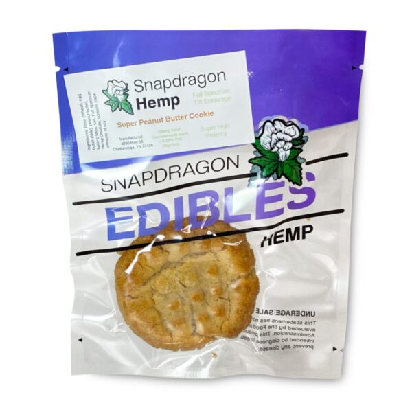 Snapdragon High Potency Delta-8-THC Peanut Butter Cookie (250 mg Delta-8-THC): A Decadent, Powerful Treat for the Discerning Cannabis Enthusiast