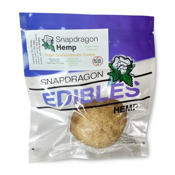 Snapdragon High Potency Delta-8-THC Snickerdoodle Cookie (250 mg Delta-8-THC): A Sweet and Potent Treat for Relaxation and Euphoria