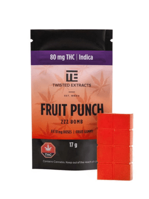 Fruit Punch INDICA ZZZ BOMBS – Twisted Extract