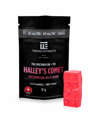 Watermelon HALLEY’S COMET 1:1 JELLY BOMBS – Twisted Extracts