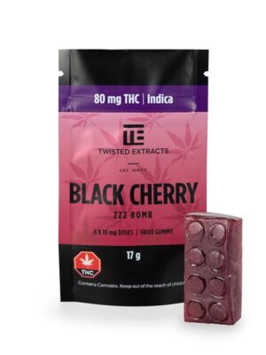 Black Cherry Indica ZZZ Bombs – Twisted Extracts