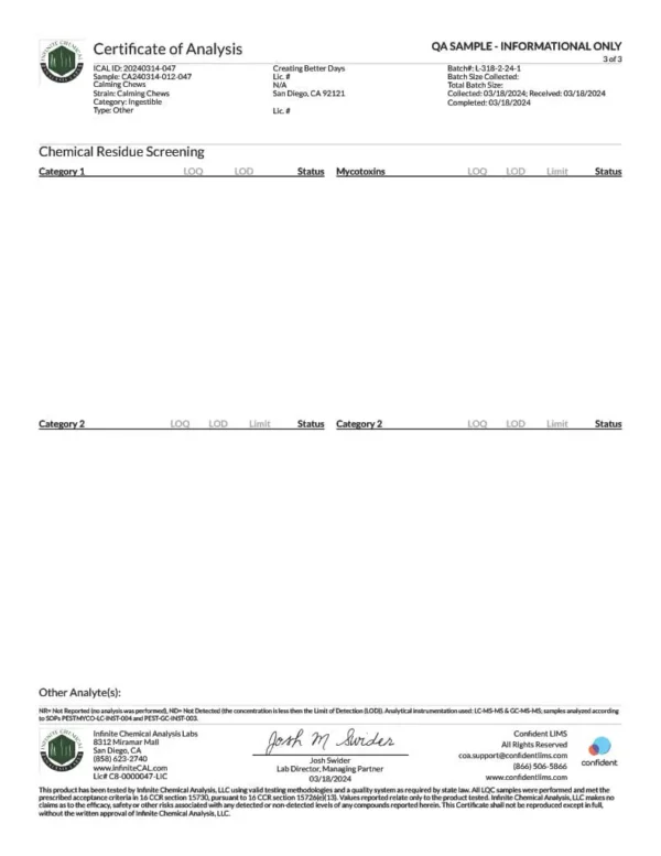 Elite Cannacy Calming CBD Dog Treats – 600mg – 60ct