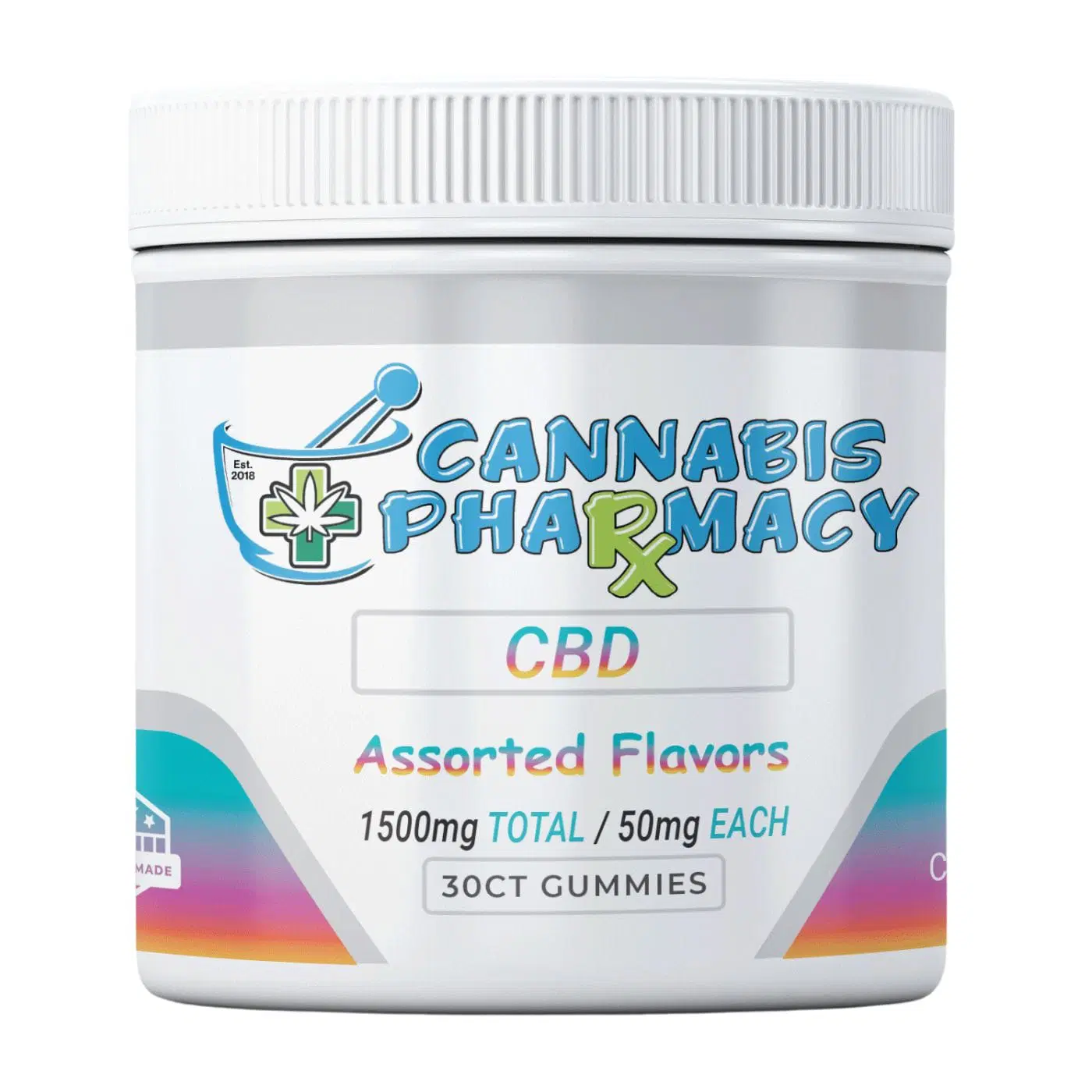 Elite Cannacy CBD Gummies | 50mg – Assorted Flavor – 30ct