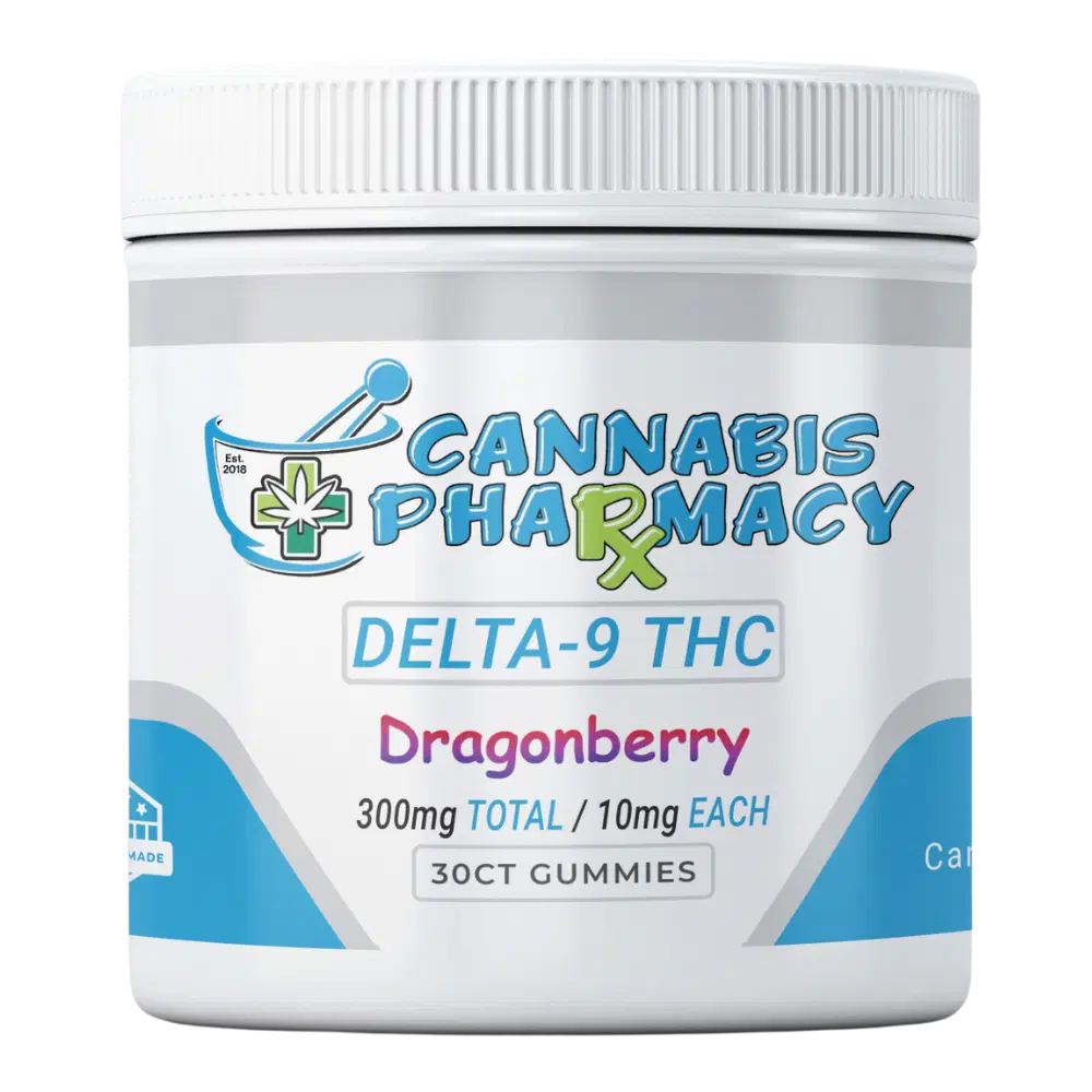 Elite Cannacy Delta-9 THC Gummies | 10mg – Dragonberry – 30ct