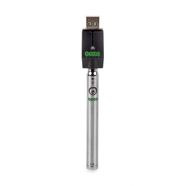Ooze Slim Twist Pen Vape Battery – Chrome: The Ultimate Vaping Powerhouse