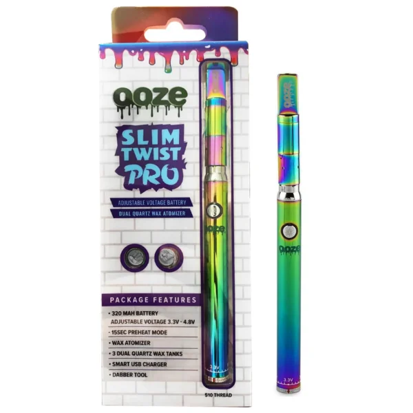 Ooze Slim Twist Pro Kit – Rainbow: A Vibrant Vaping Experience