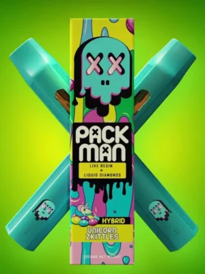 PackMan Unicorn Zkittles Disposable (Hybrid): A Flavorful and Potent Vape Experience