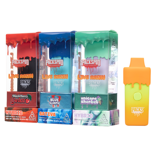 PACKWOODS PACKSPOD DELTA-8 LIVE RESIN DISPOSABLE 2G: A Revolution in Delta-8 Cannabis Innovation
