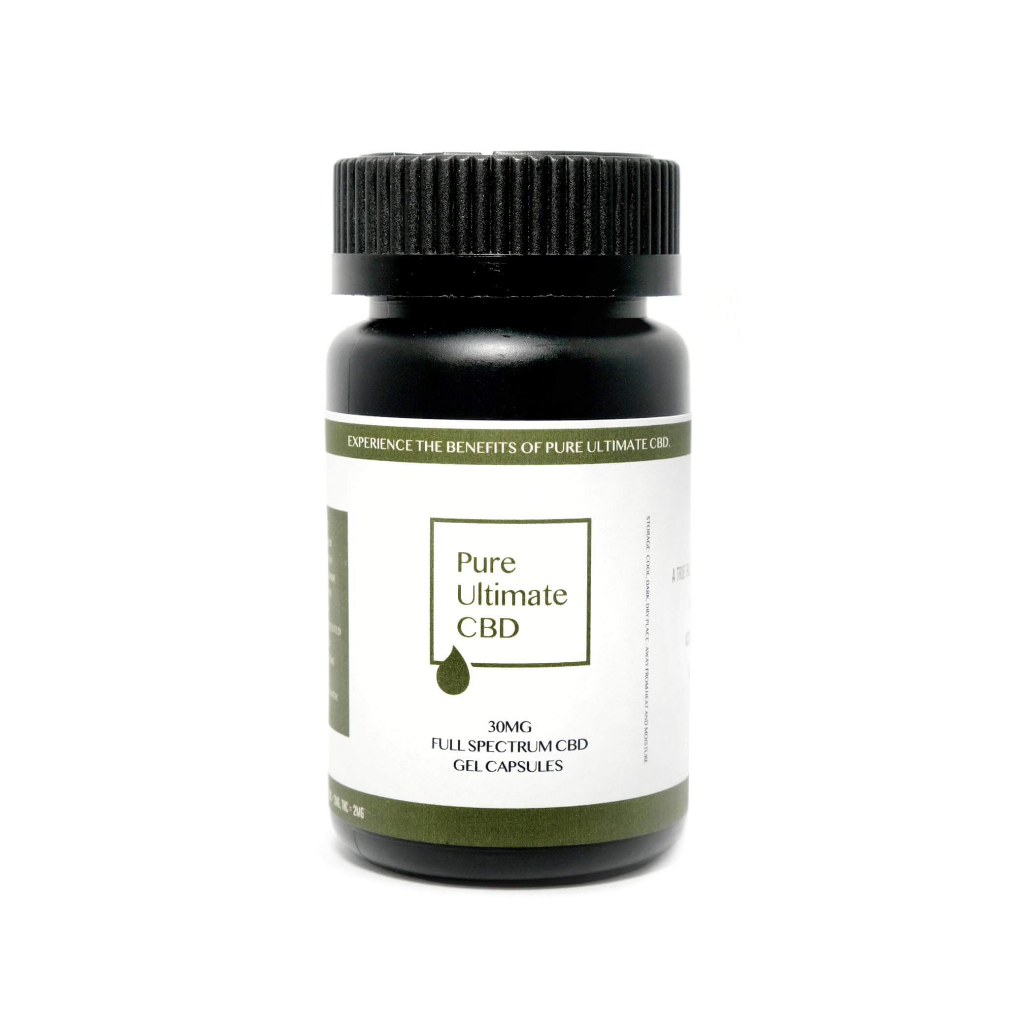 Pure Ultimate CBD – Full Spectrum CBD 30mg Capsules