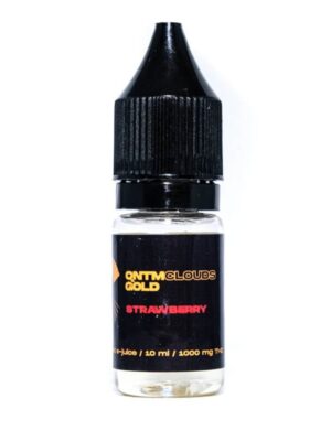 QNTM Clouds Gold THC Vape juice Strawberry – 1000mg