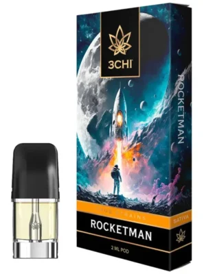 3CHI | True Strains THC Vape Pod – Rocket Man | Sativa – 2g Disposable Vape Pod