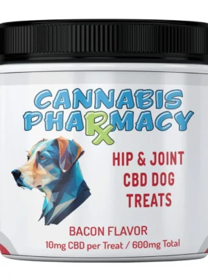 Elite Cannacy Hip & Joint CBD Dog Treats – 600mg – 60ct