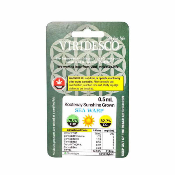 Viridesco – Seawarp Honey Oil Carts 0.5ml