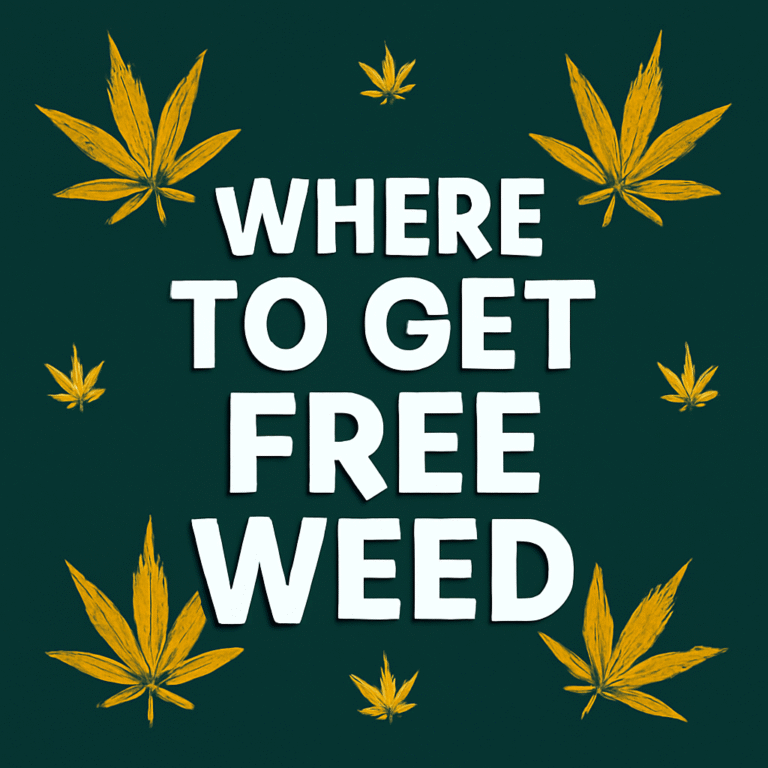 Where to Get Free Weed
