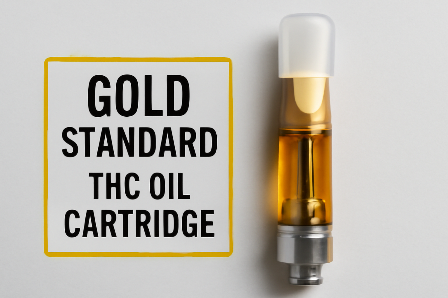 Gold Standard THC Oil Cartridge